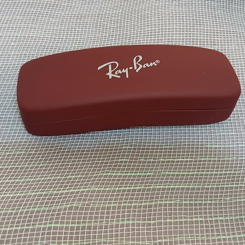 Ray-Ban Maroon/Red Hard Sunglass Case